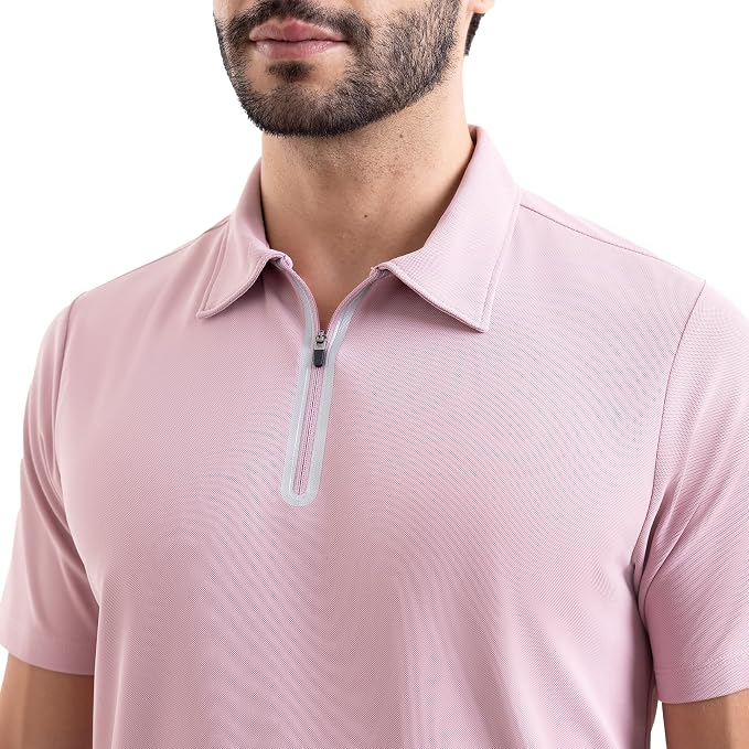 Mauve Work Polo T- Shirt | - Image 3