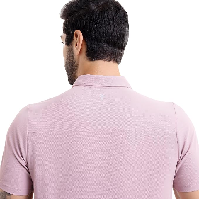 Mauve Work Polo T- Shirt | - Image 5
