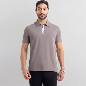 Charcoal Work Polo T- Shirt